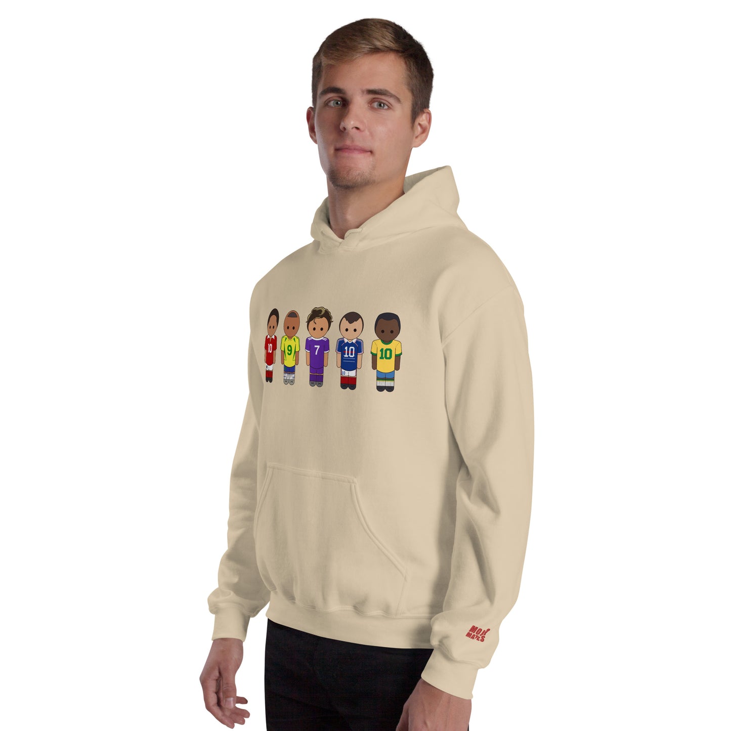 Legends of the Game Eusebio Ronaldo Pele R9 Zidane Unisex Hoodie