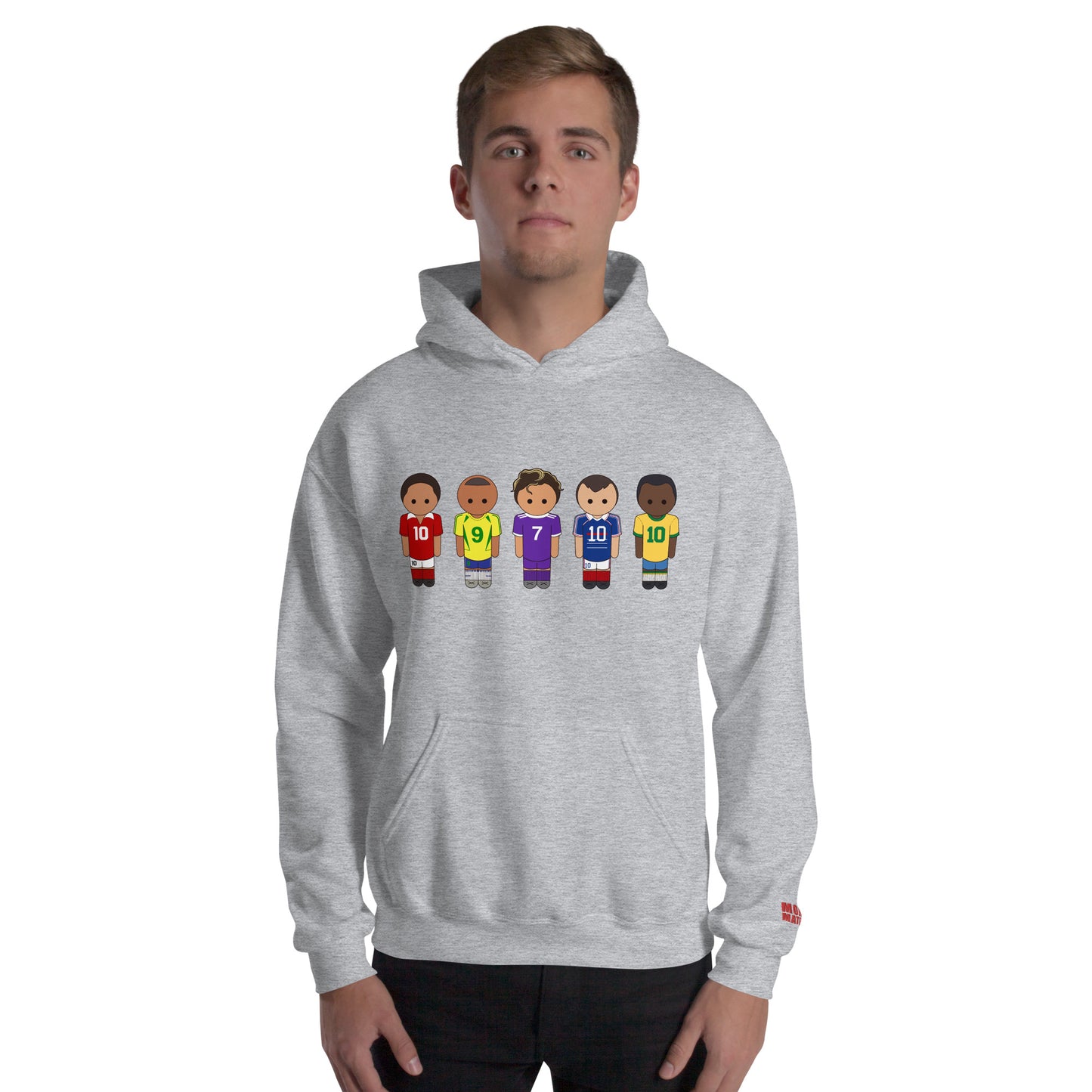 Legends of the Game Eusebio Ronaldo Pele R9 Zidane Unisex Hoodie