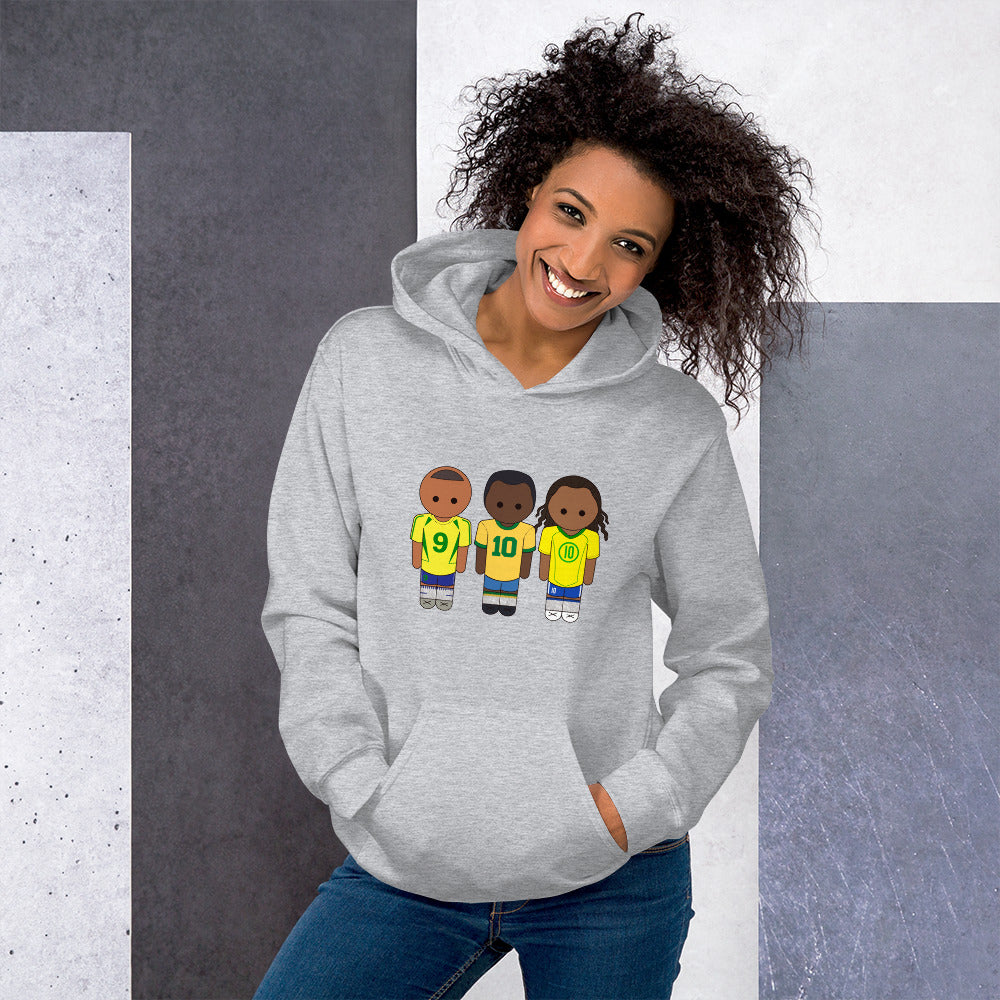 R9-Pele-Ronaldihno Unisex Hoodie