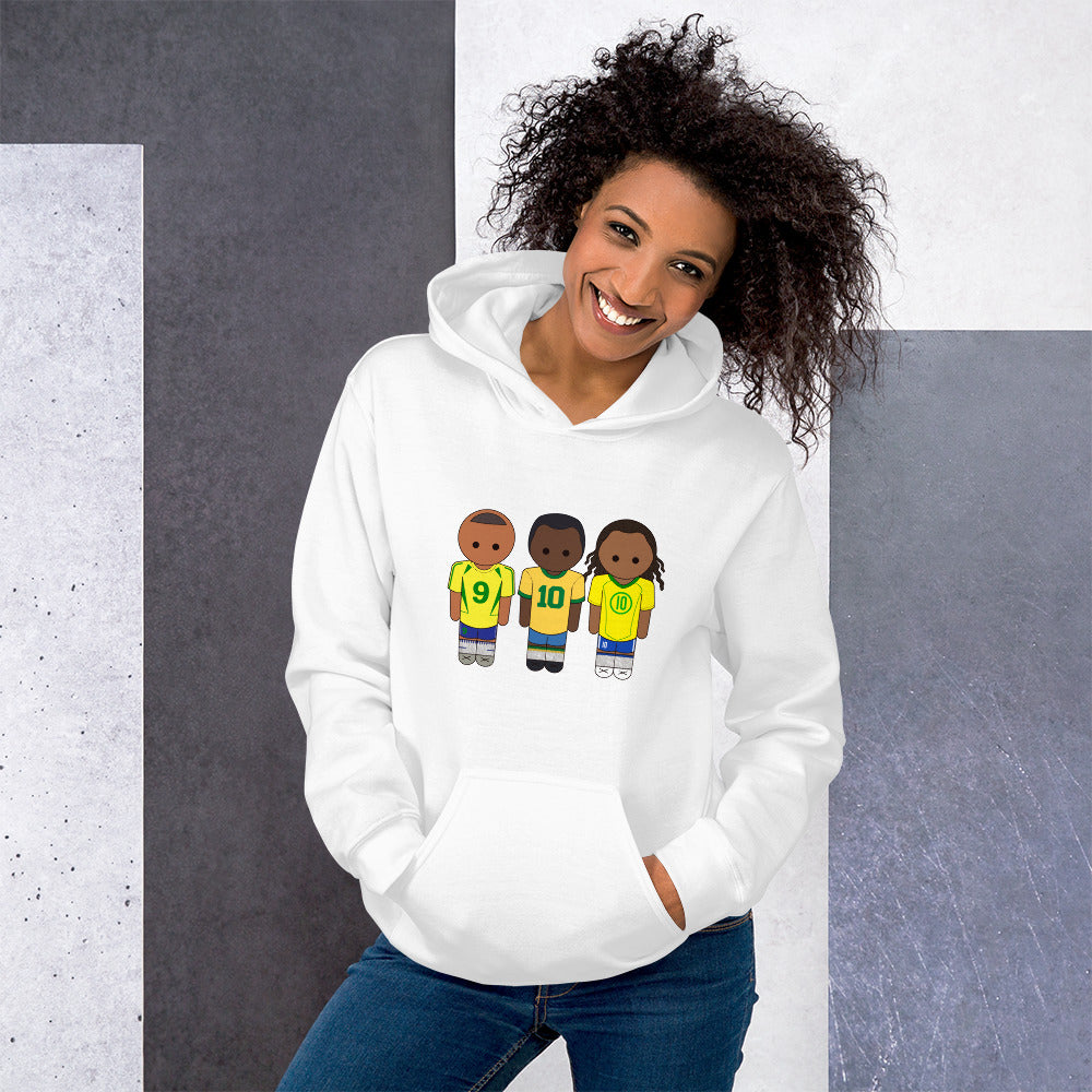R9-Pele-Ronaldihno Unisex Hoodie