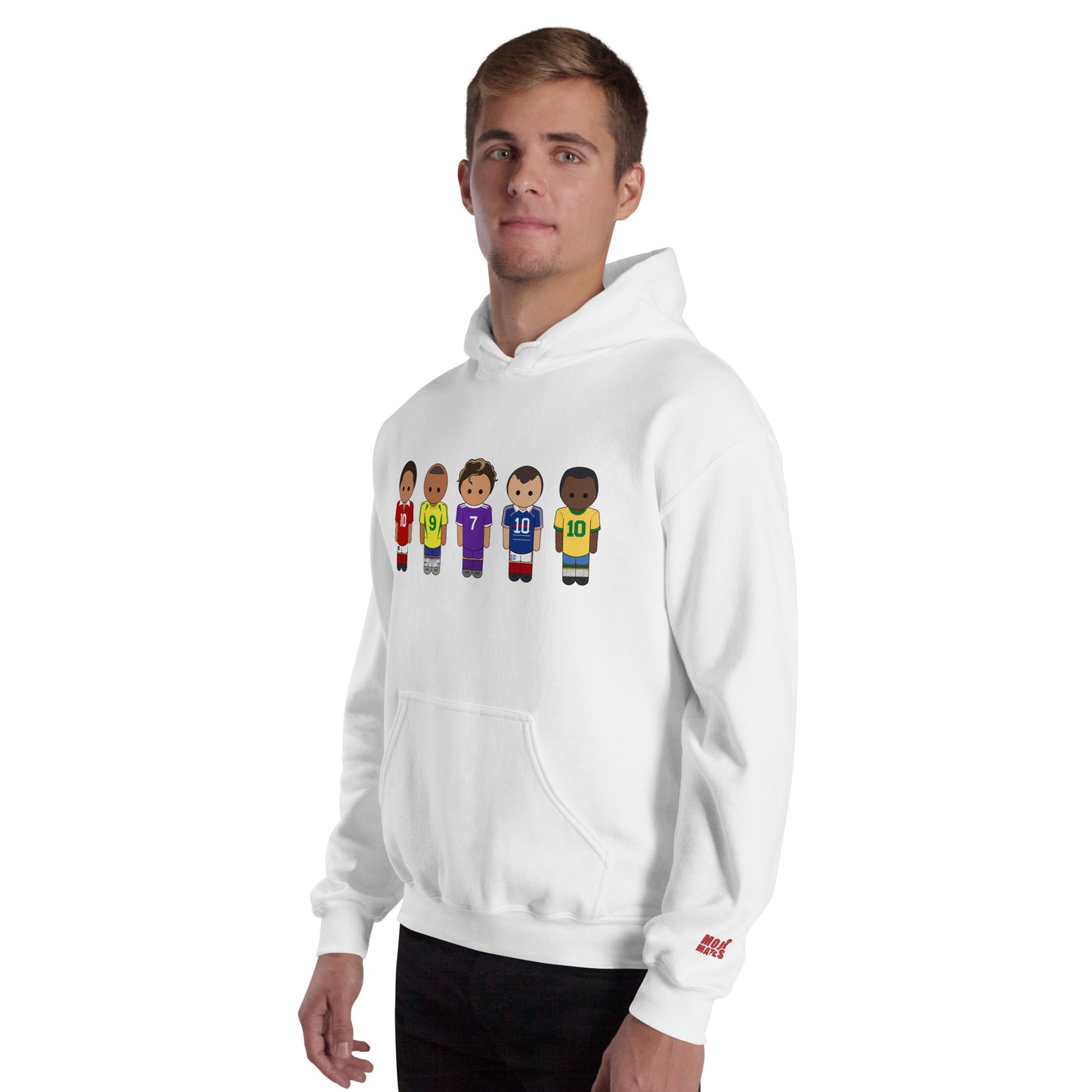 Legends of the Game Eusebio Ronaldo Pele R9 Zidane Unisex Hoodie