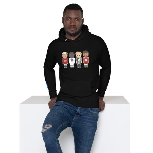 Manchester United Mainoo-Bruno-Hojlund-Garnacho Unisex Hoodie