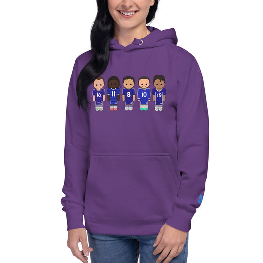 Chelsea Drogba-Lampard-Hazard-Robben-Costa Unisex Hoodie