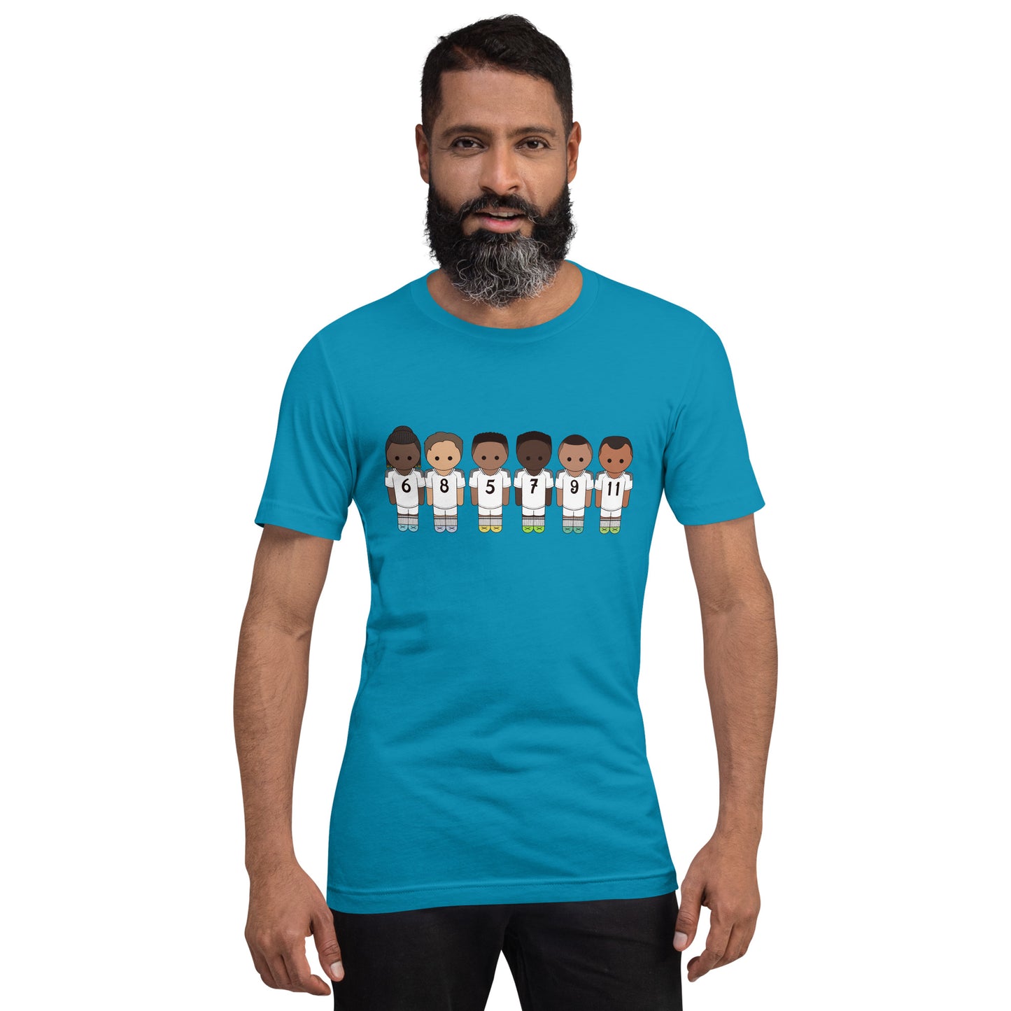 Real Madrid Vini-Camavinga-Fede-Jude-Rodrygo-Mbappe Unisex t-shirt