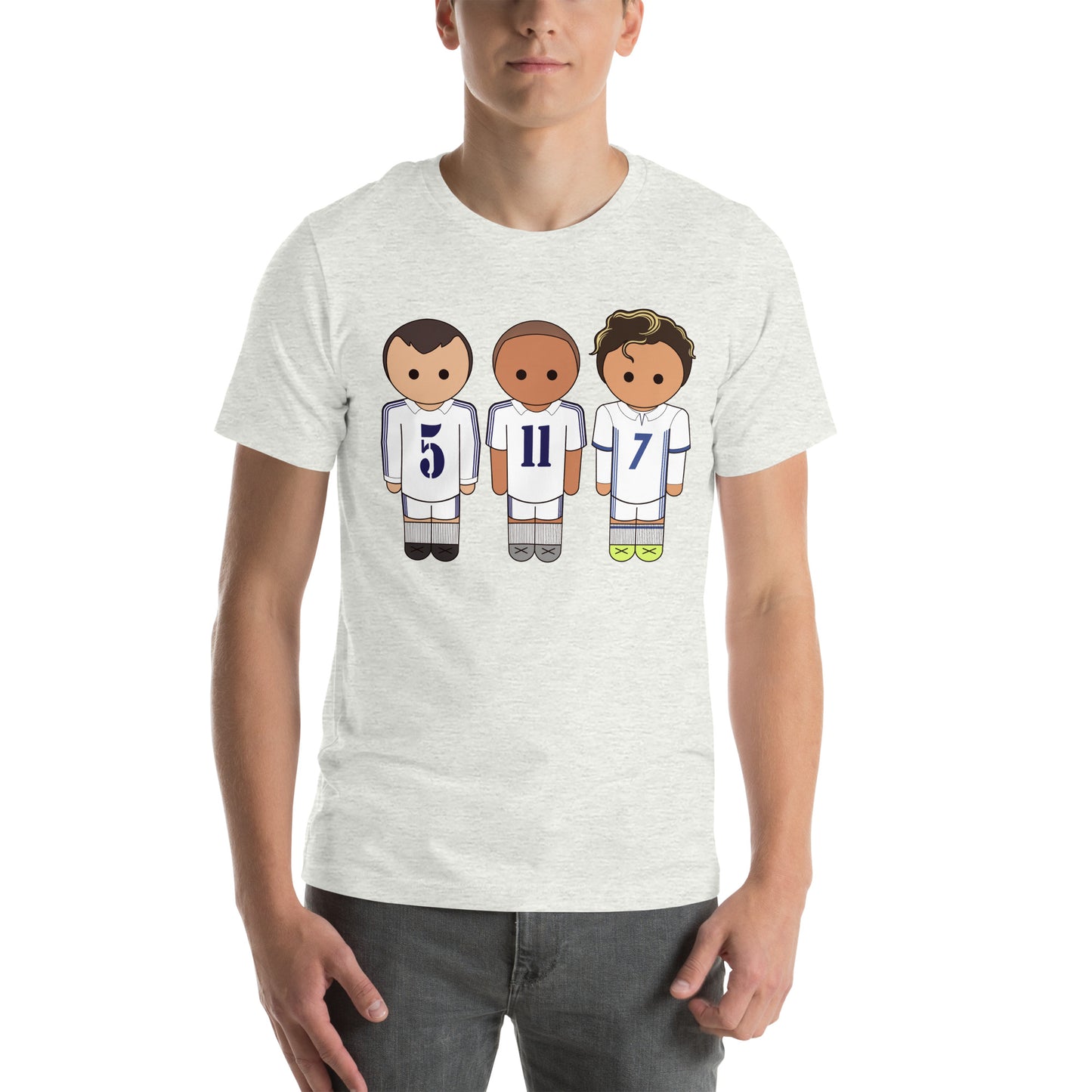 Ronaldo Nazario-Zidane-Cristiano Unisex t-shirt