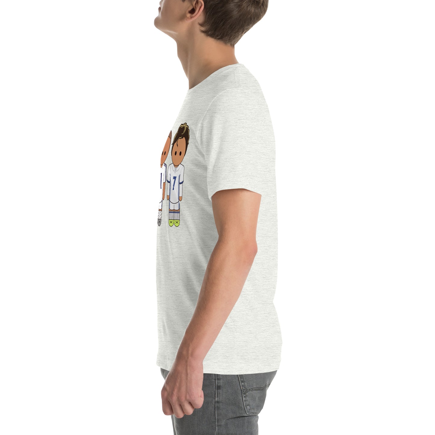 Ronaldo Nazario-Zidane-Cristiano Unisex t-shirt