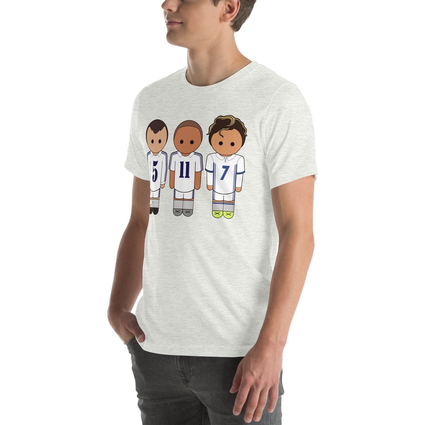 Ronaldo Nazario-Zidane-Cristiano Unisex t-shirt