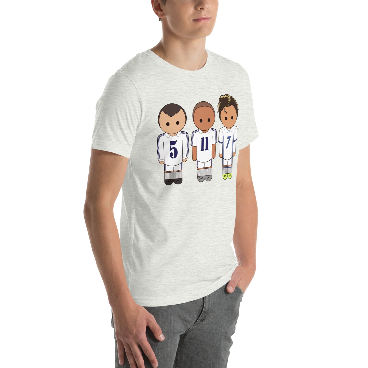 Ronaldo Nazario-Zidane-Cristiano Unisex t-shirt