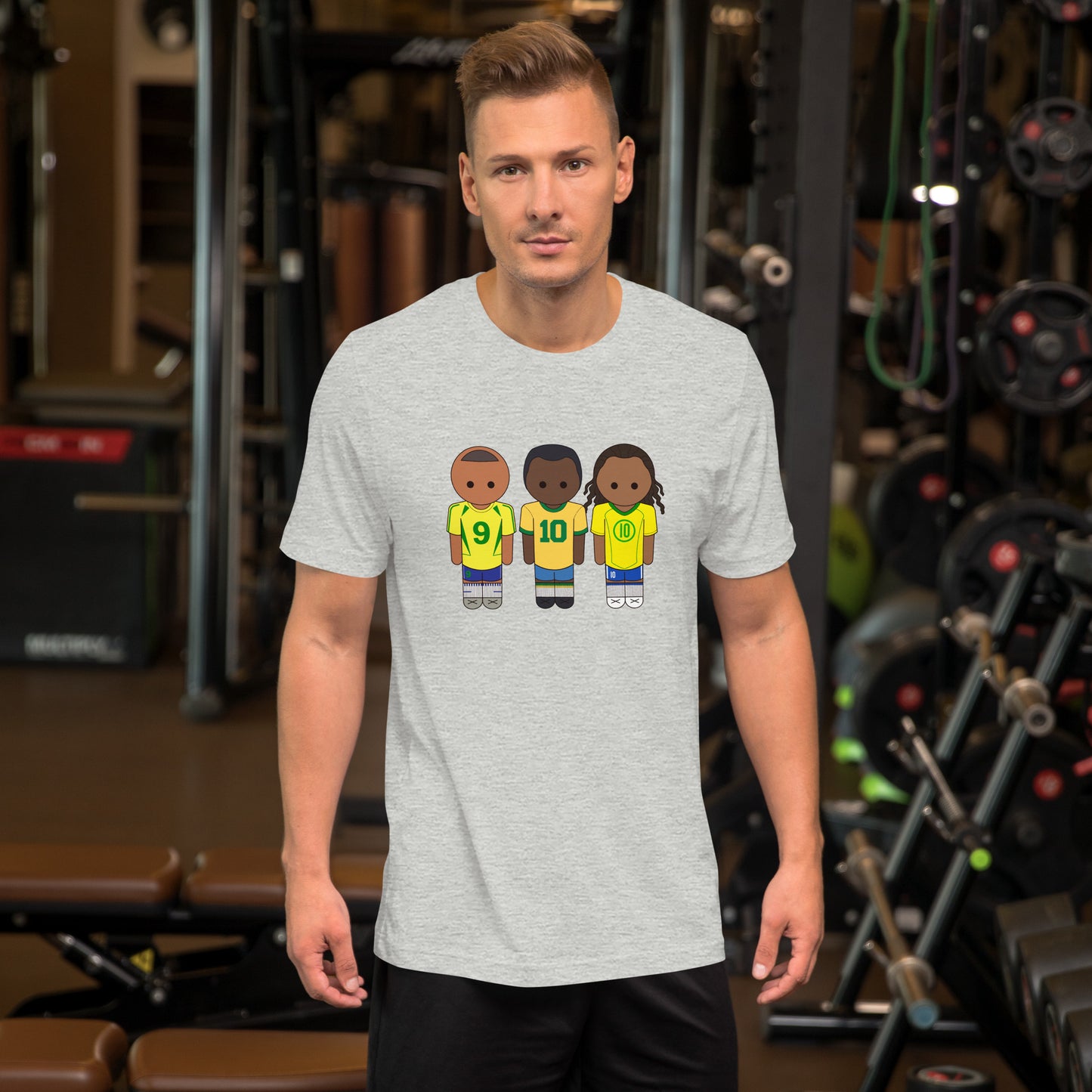 Brazil Ronaldo R9-Pele-Ronaldihno Unisex t-shirt