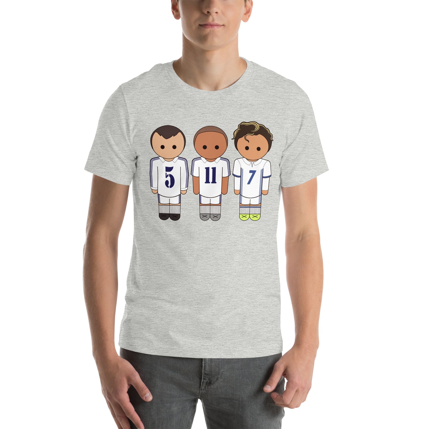 Ronaldo Nazario-Zidane-Cristiano Unisex t-shirt