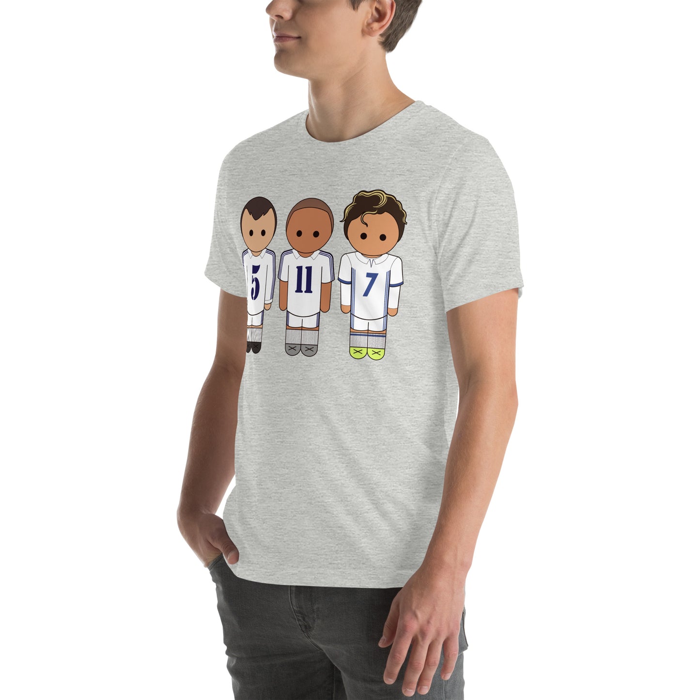 Ronaldo Nazario-Zidane-Cristiano Unisex t-shirt