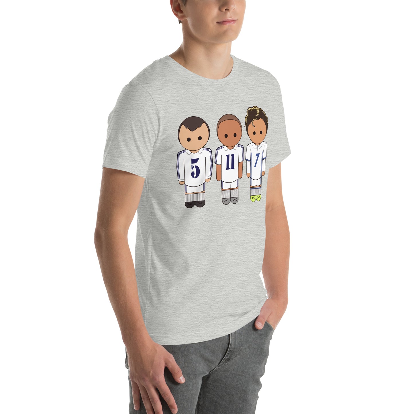 Ronaldo Nazario-Zidane-Cristiano Unisex t-shirt