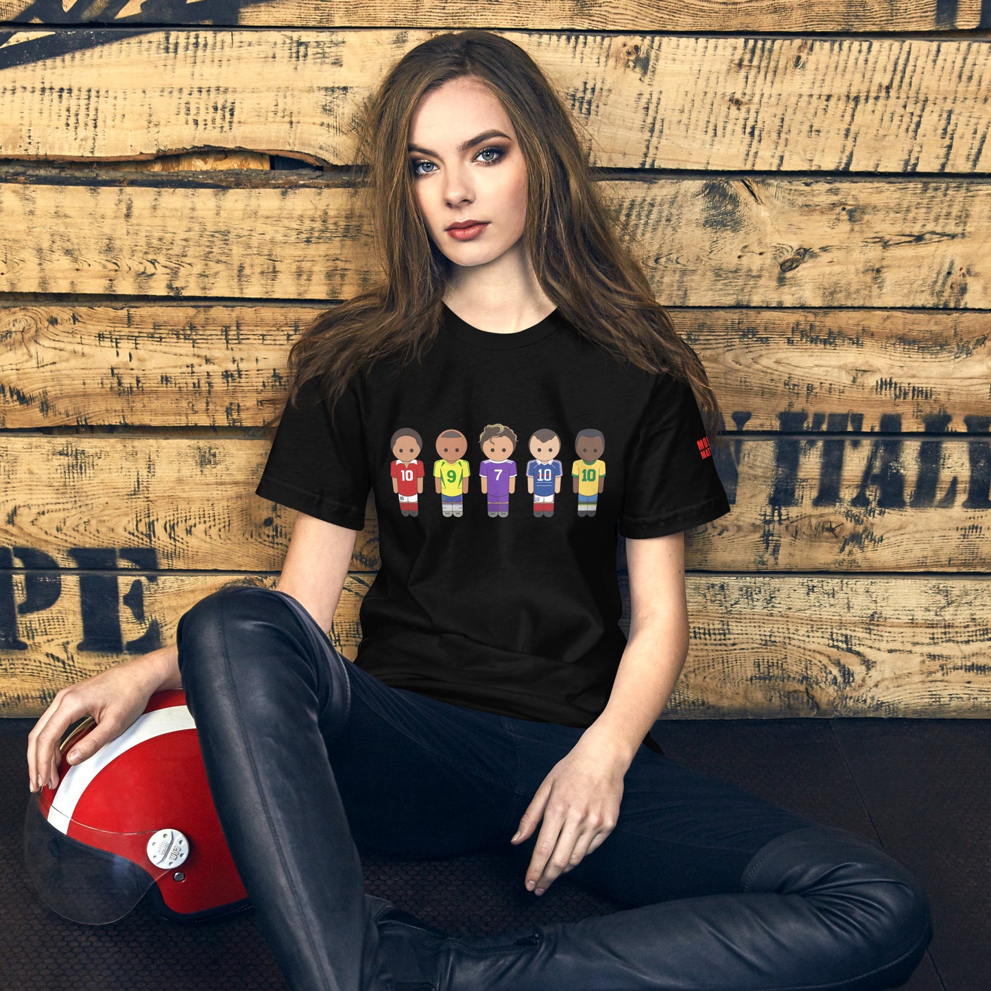 Legends of the Game Eusebio Ronaldo Pele R9 Zidane Unisex t-shirt