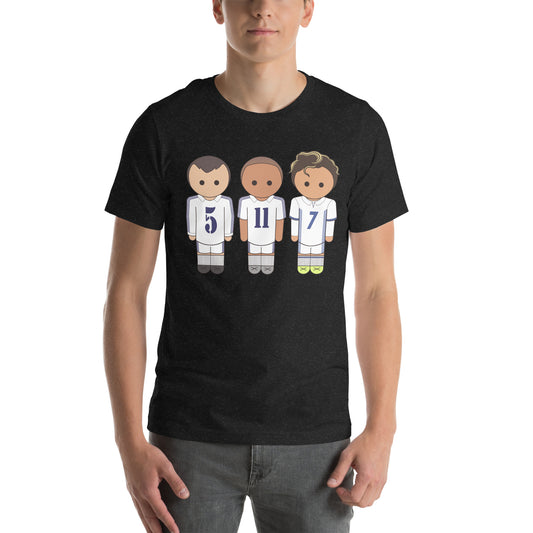 Ronaldo Nazario-Zidane-Cristiano Unisex t-shirt