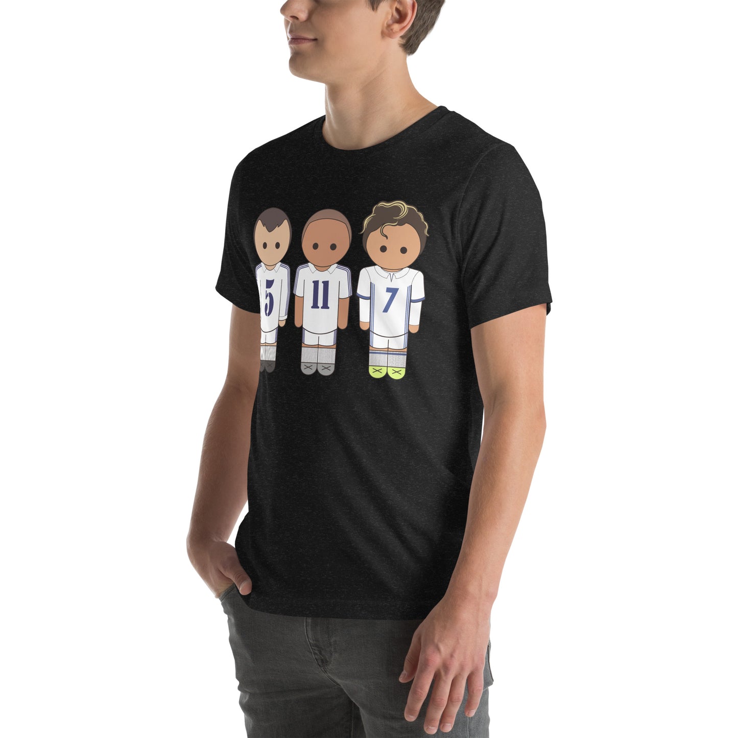 Ronaldo Nazario-Zidane-Cristiano Unisex t-shirt