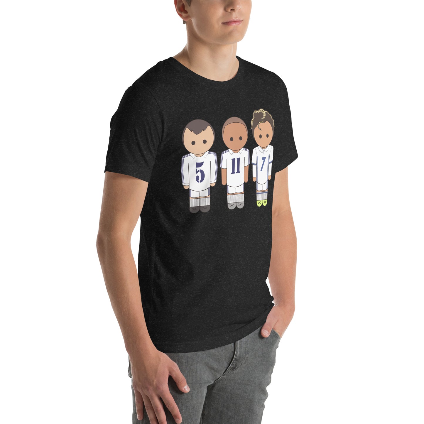 Ronaldo Nazario-Zidane-Cristiano Unisex t-shirt