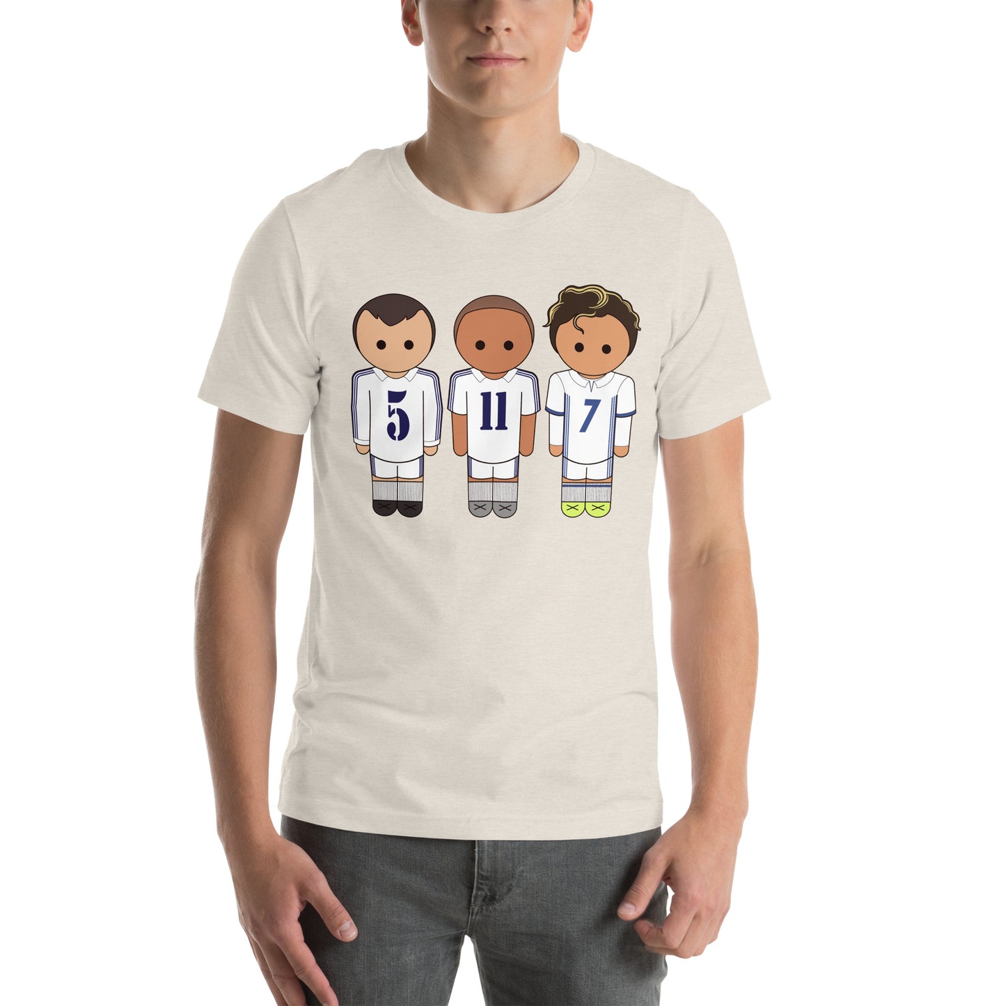 Ronaldo Nazario-Zidane-Cristiano Unisex t-shirt