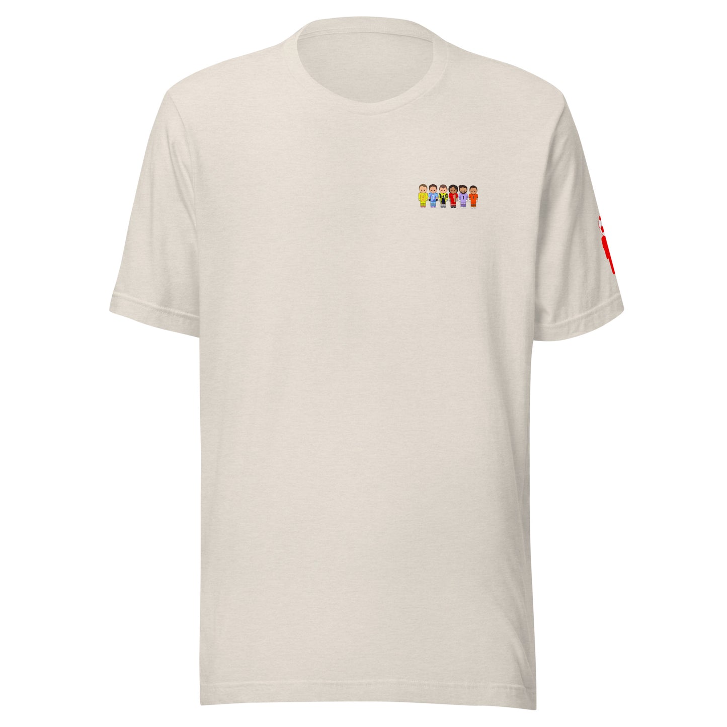 Keepers Lineup Left Chest Unisex t-shirt