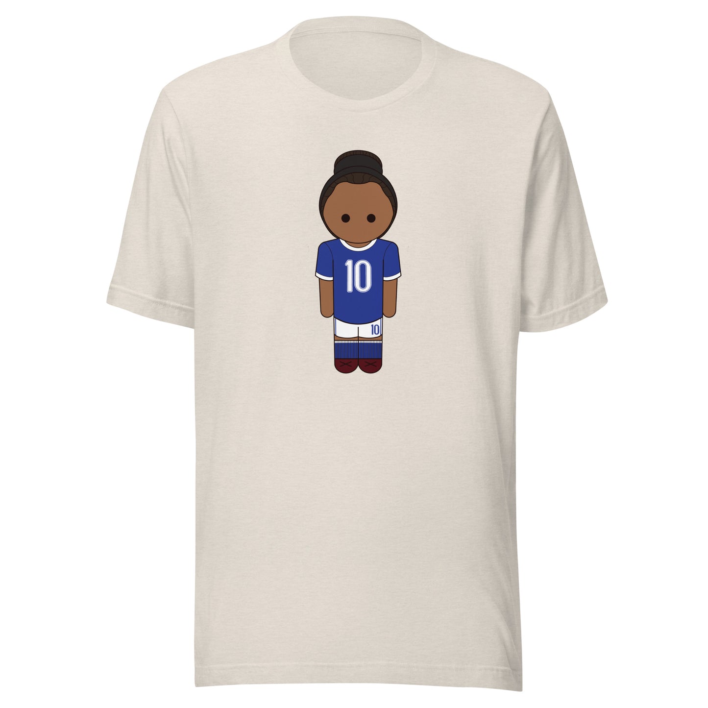 Dihno Blue Brazil Hair Up Unisex t-shirt