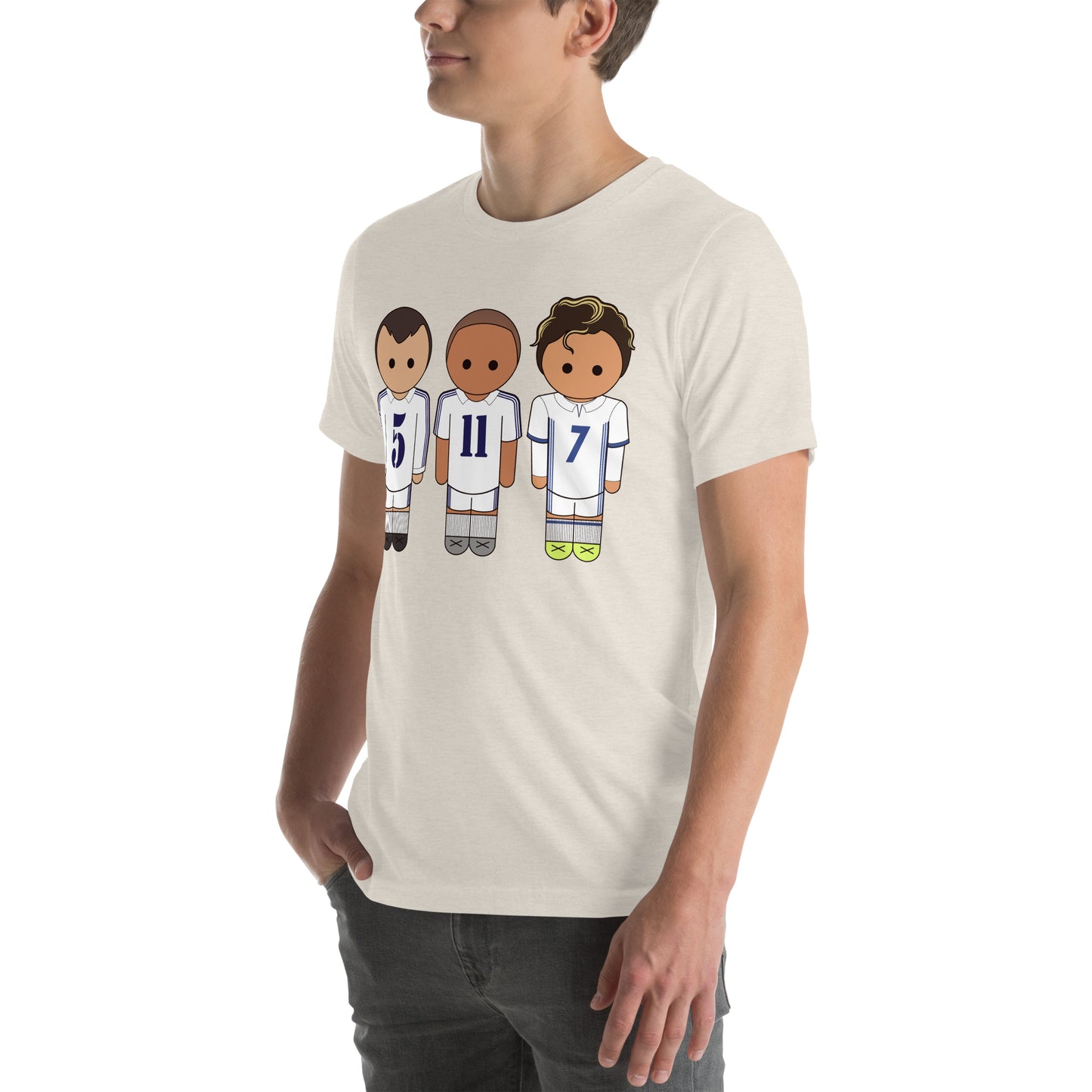 Ronaldo Nazario-Zidane-Cristiano Unisex t-shirt