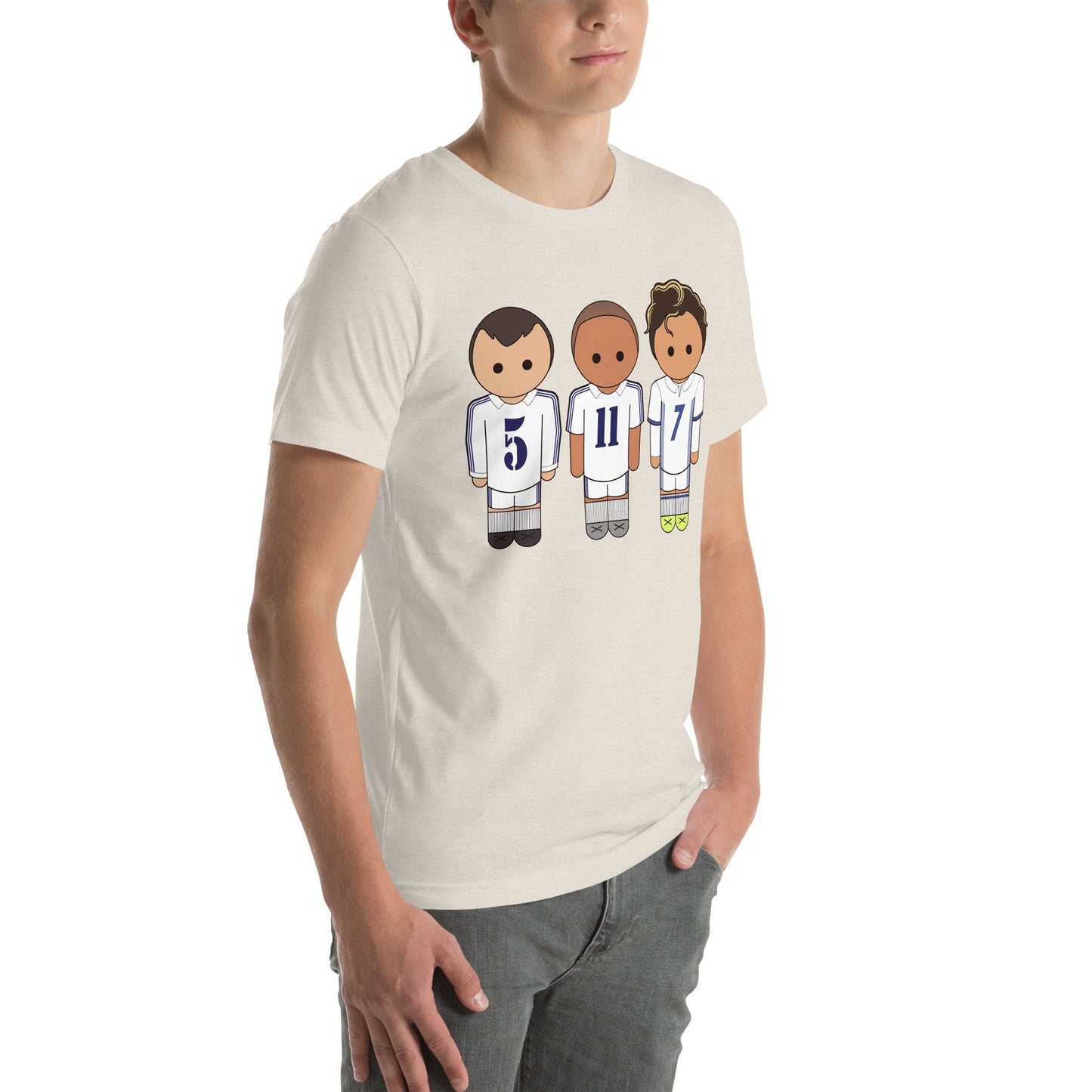 Ronaldo Nazario-Zidane-Cristiano Unisex t-shirt