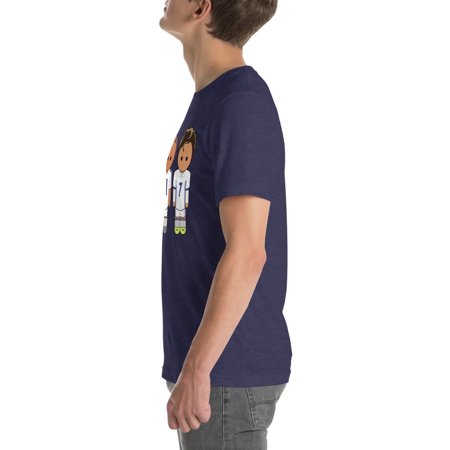 Ronaldo Nazario-Zidane-Cristiano Unisex t-shirt