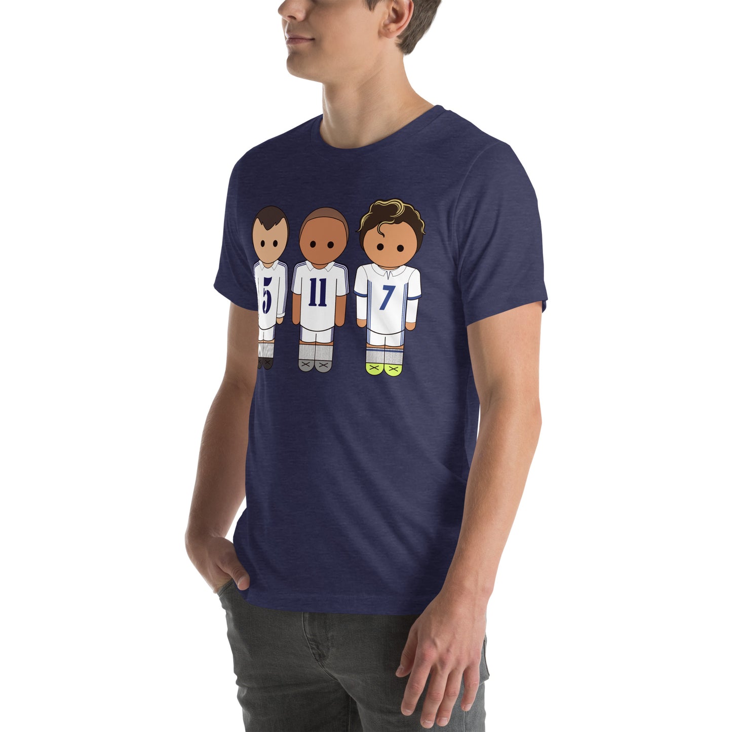 Ronaldo Nazario-Zidane-Cristiano Unisex t-shirt