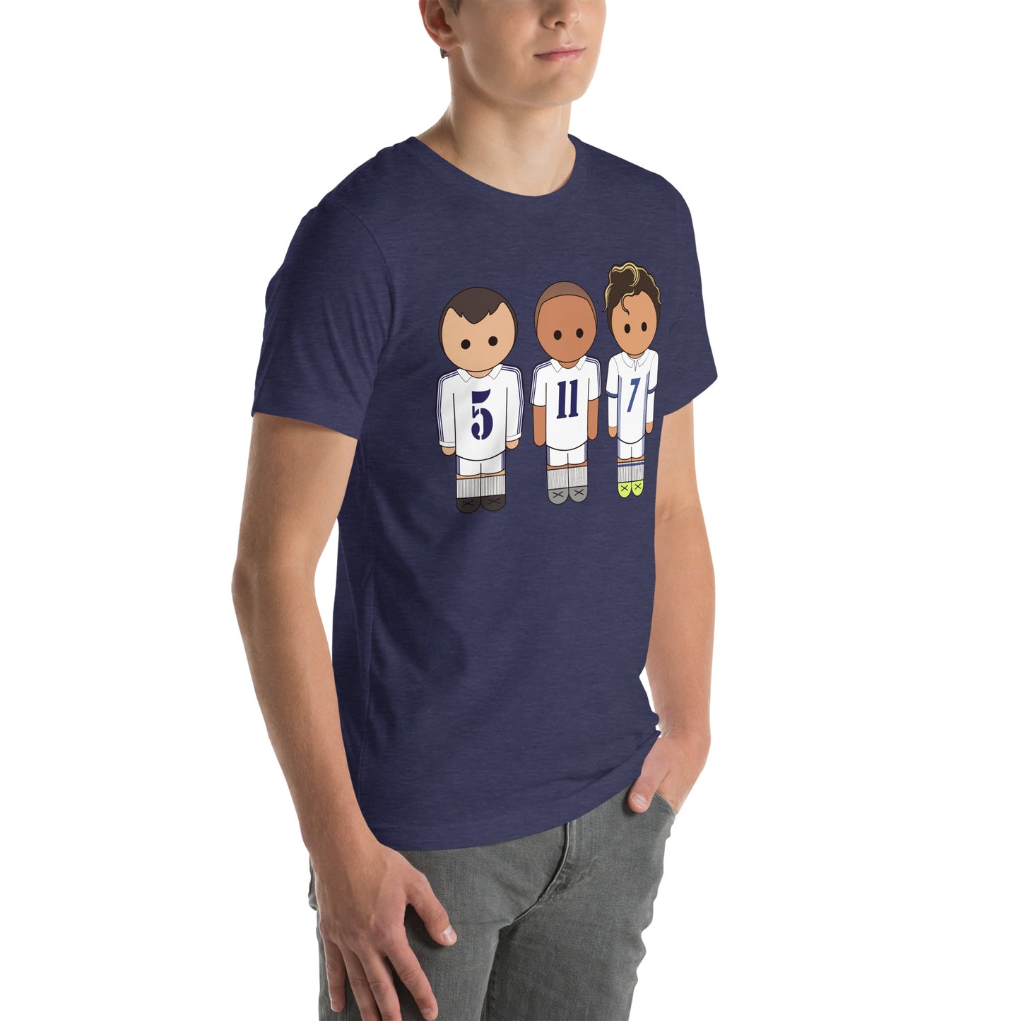 Ronaldo Nazario-Zidane-Cristiano Unisex t-shirt