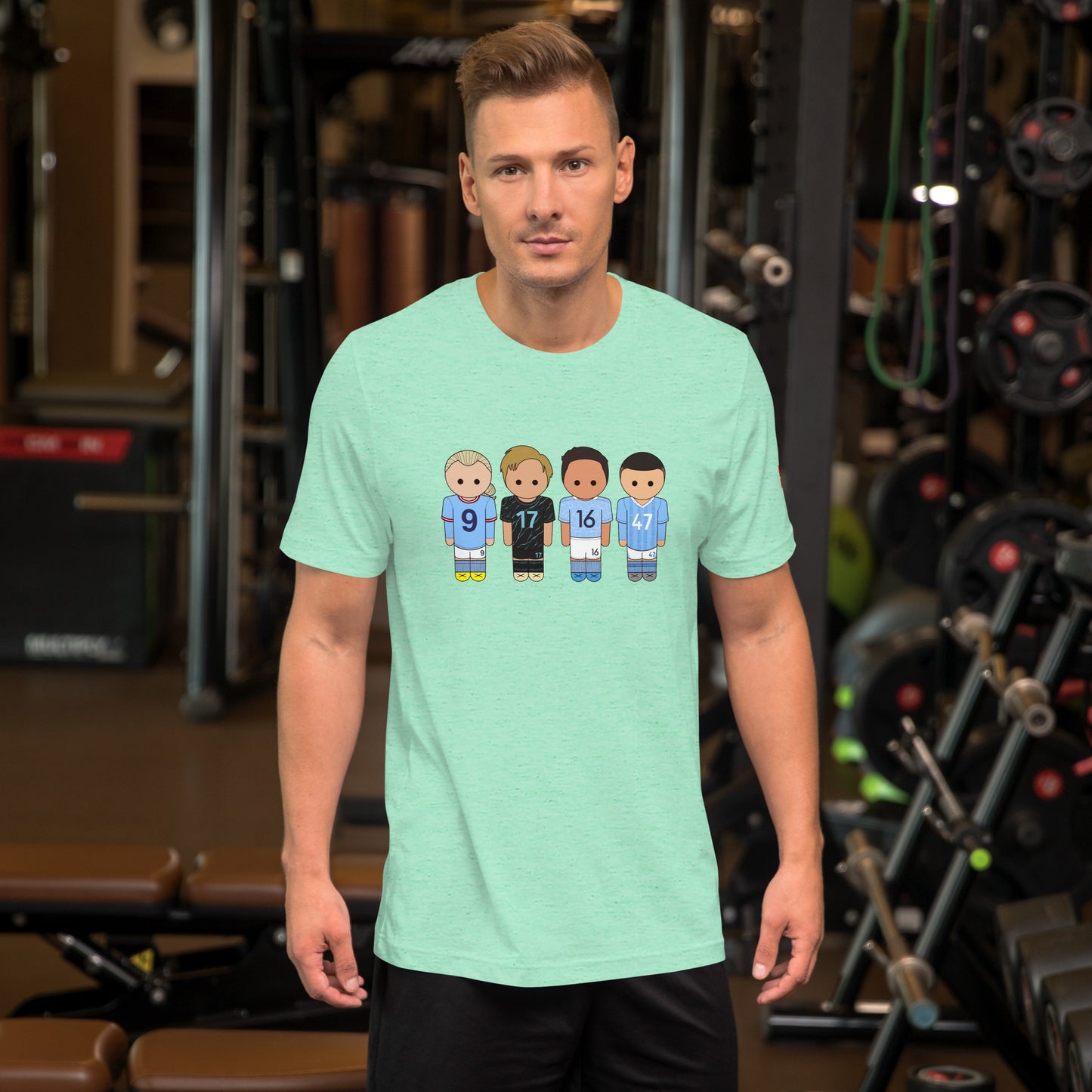 Manchester City Haaland-Foden-De Bruyne-Rodri Unisex t-shirt