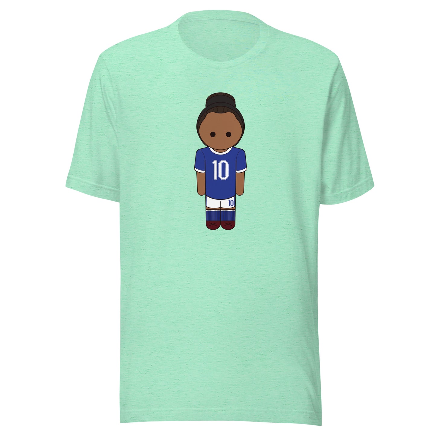 Dihno Blue Brazil Hair Up Unisex t-shirt