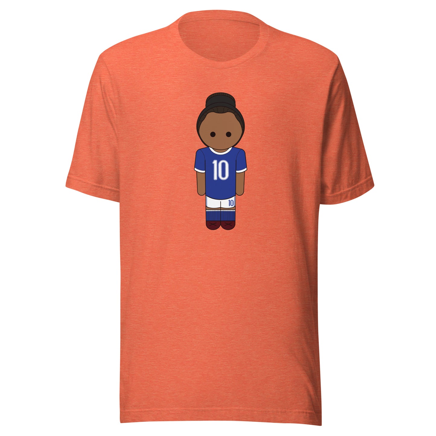 Dihno Blue Brazil Hair Up Unisex t-shirt