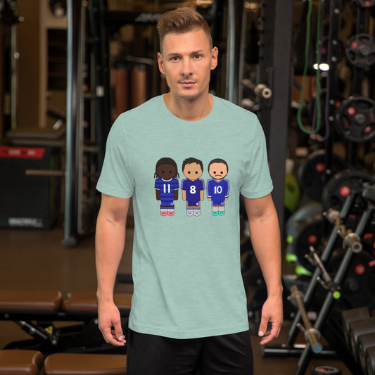 Chelsea Drogba-Lampard-Hazard Unisex t-shirt