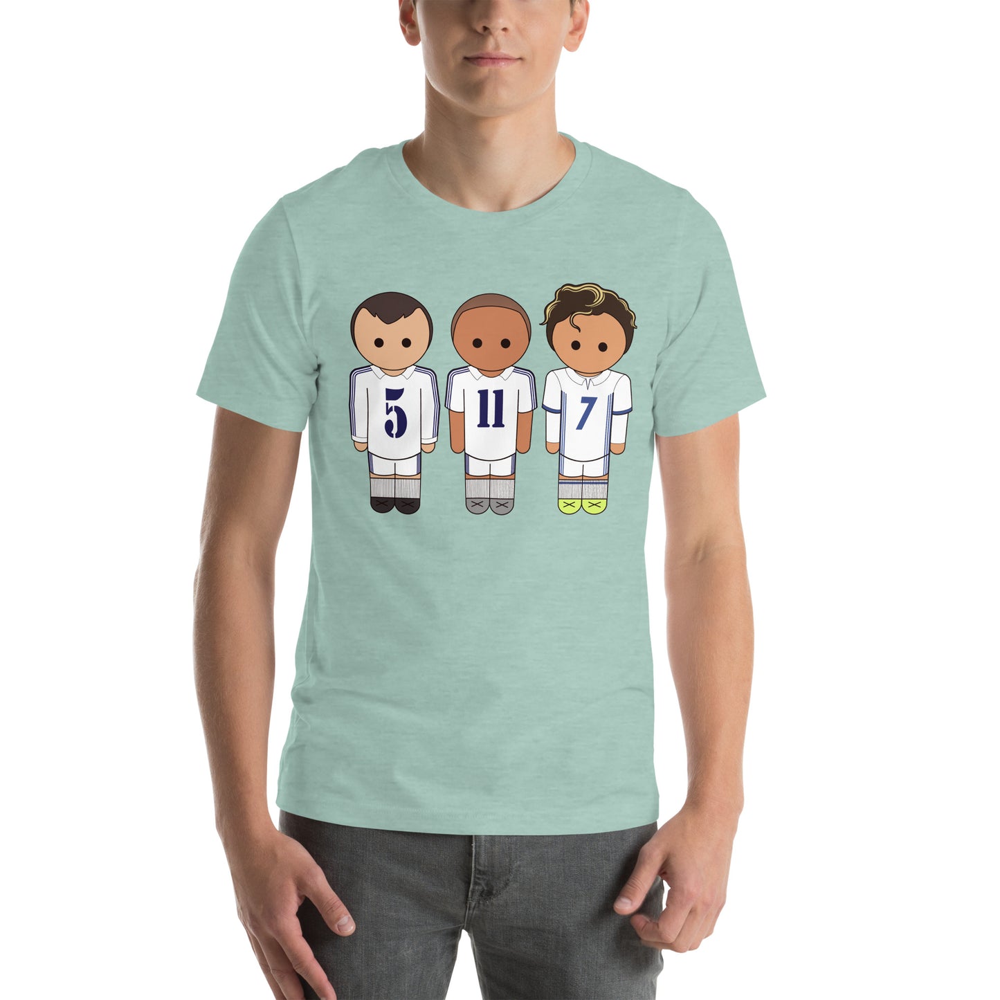 Ronaldo Nazario-Zidane-Cristiano Unisex t-shirt