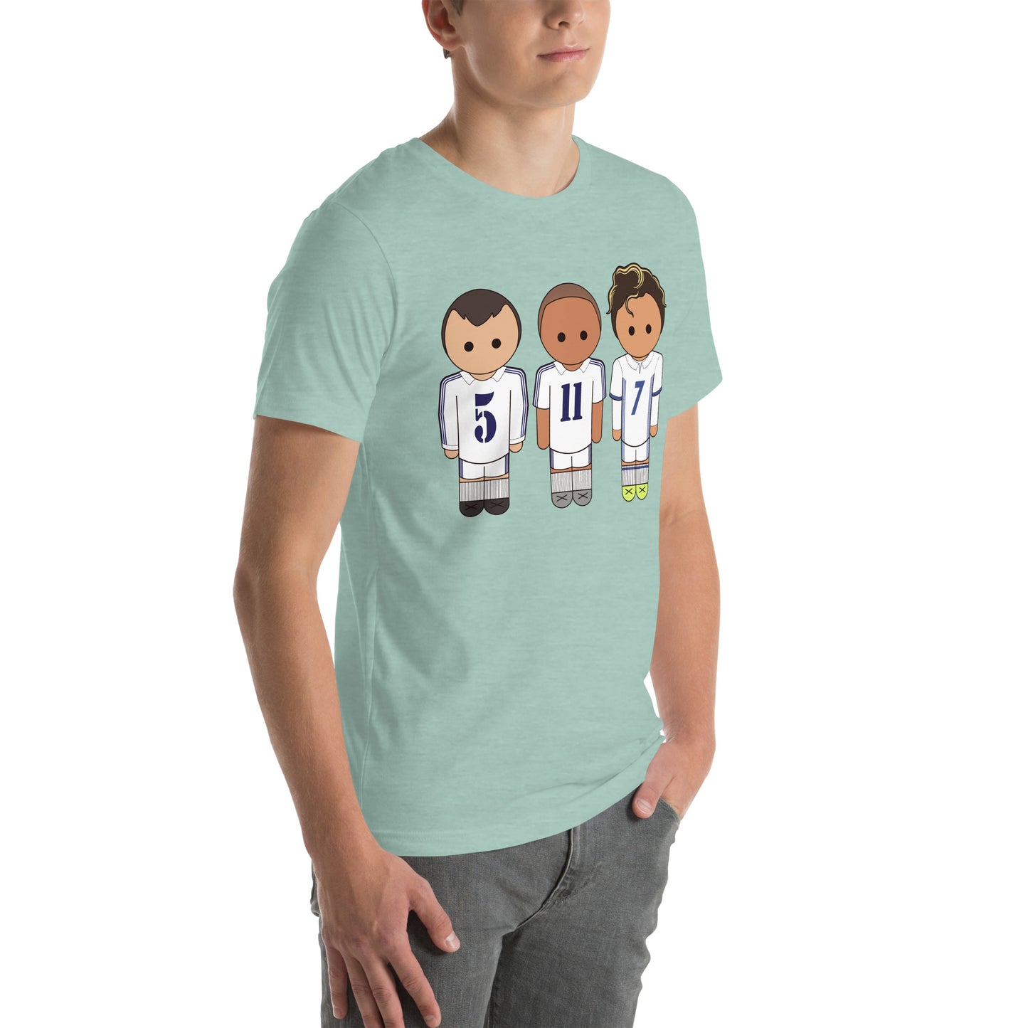 Ronaldo Nazario-Zidane-Cristiano Unisex t-shirt