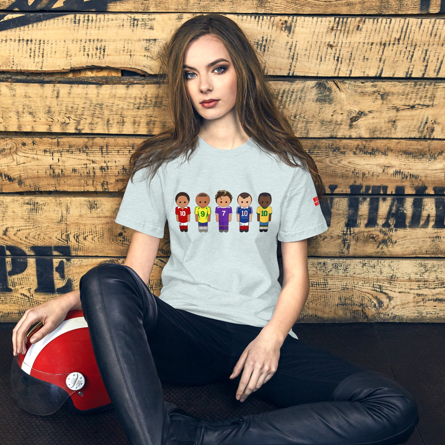 Legends of the Game Eusebio Ronaldo Pele R9 Zidane Unisex t-shirt
