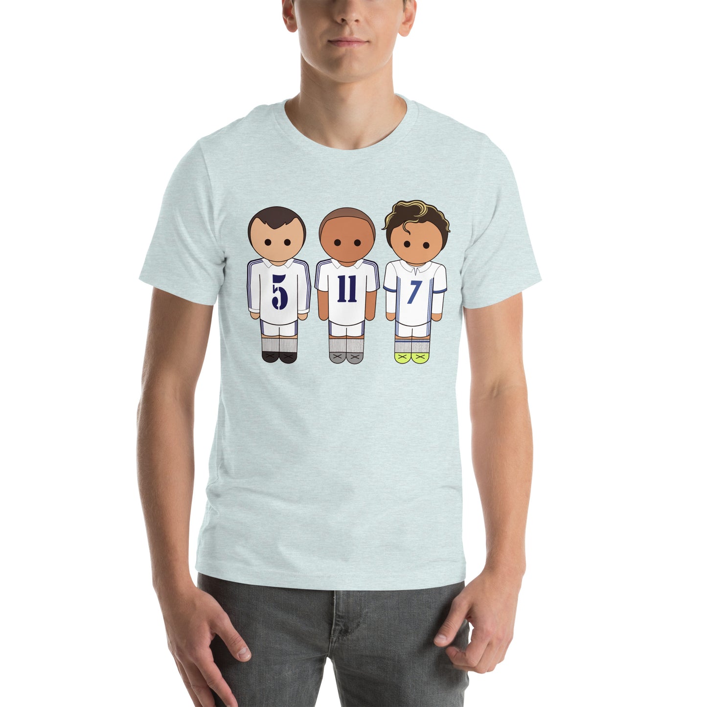 Ronaldo Nazario-Zidane-Cristiano Unisex t-shirt
