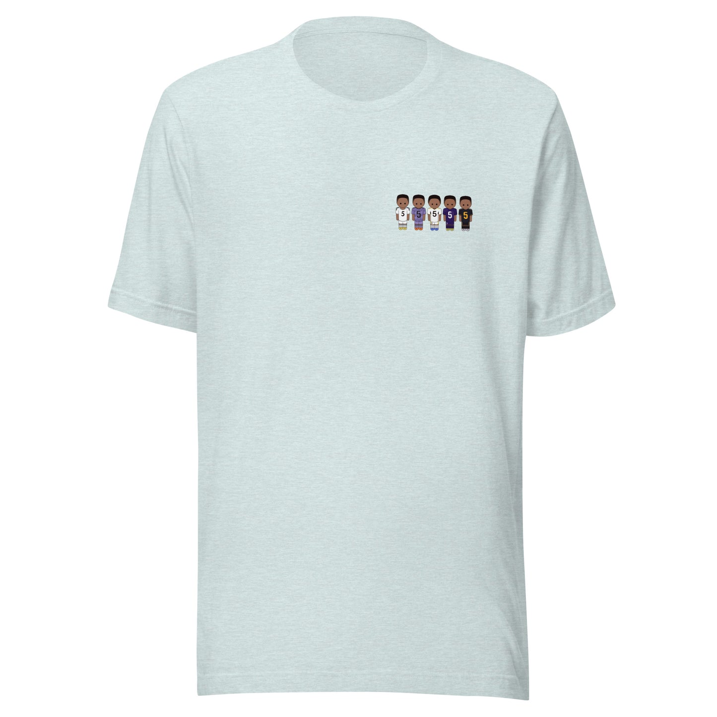 JB RM Lineup Left Chest Unisex t-shirt