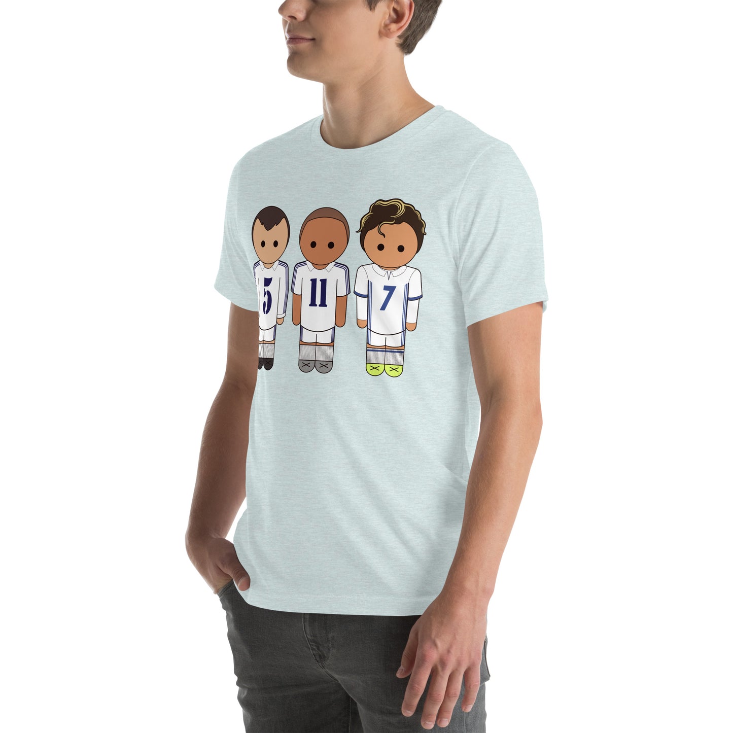 Ronaldo Nazario-Zidane-Cristiano Unisex t-shirt