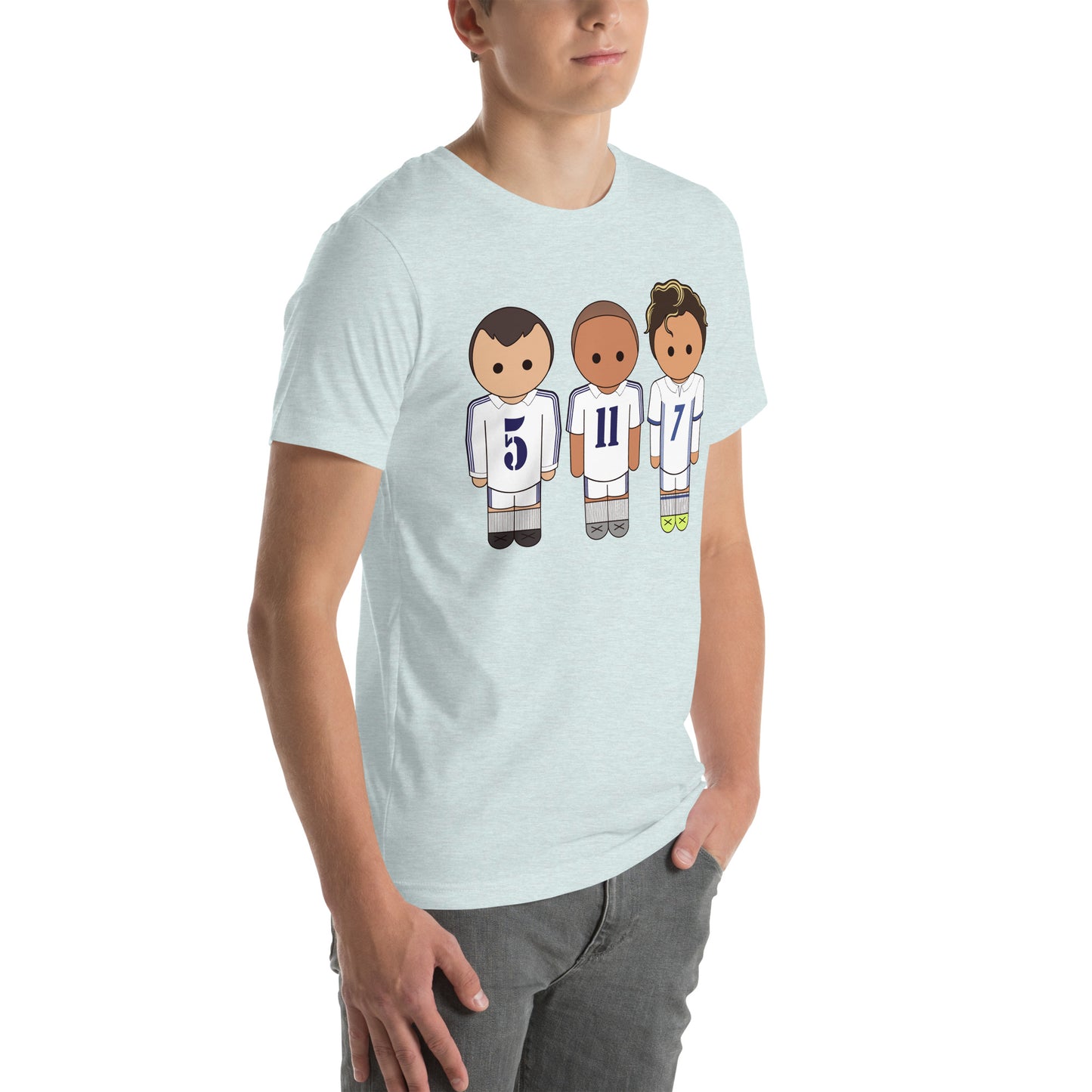 Ronaldo Nazario-Zidane-Cristiano Unisex t-shirt