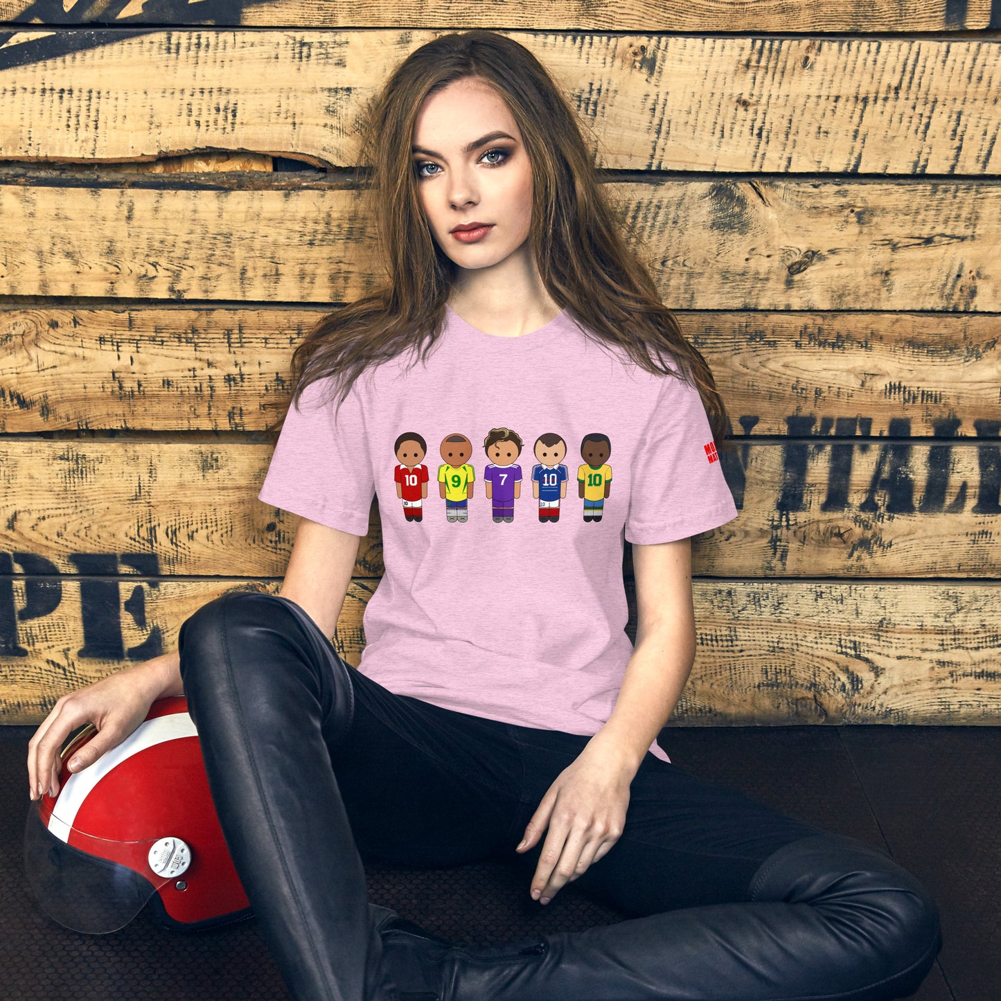 Legends of the Game Eusebio Ronaldo Pele R9 Zidane Unisex t-shirt
