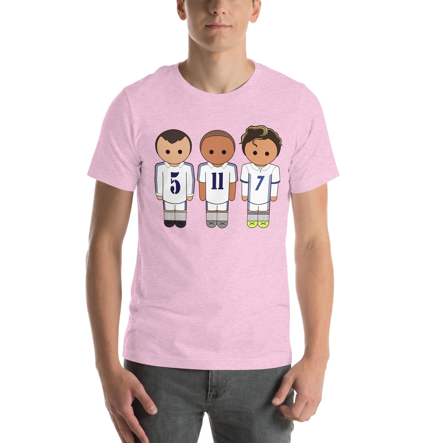 Ronaldo Nazario-Zidane-Cristiano Unisex t-shirt
