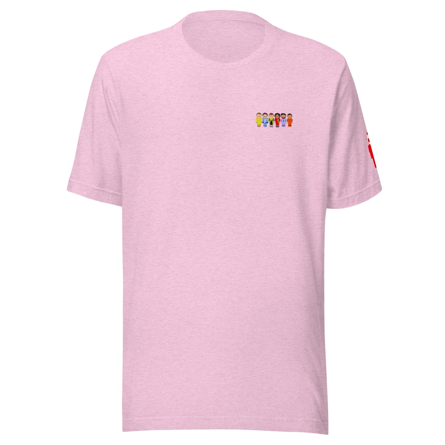 Keepers Lineup Left Chest Unisex t-shirt