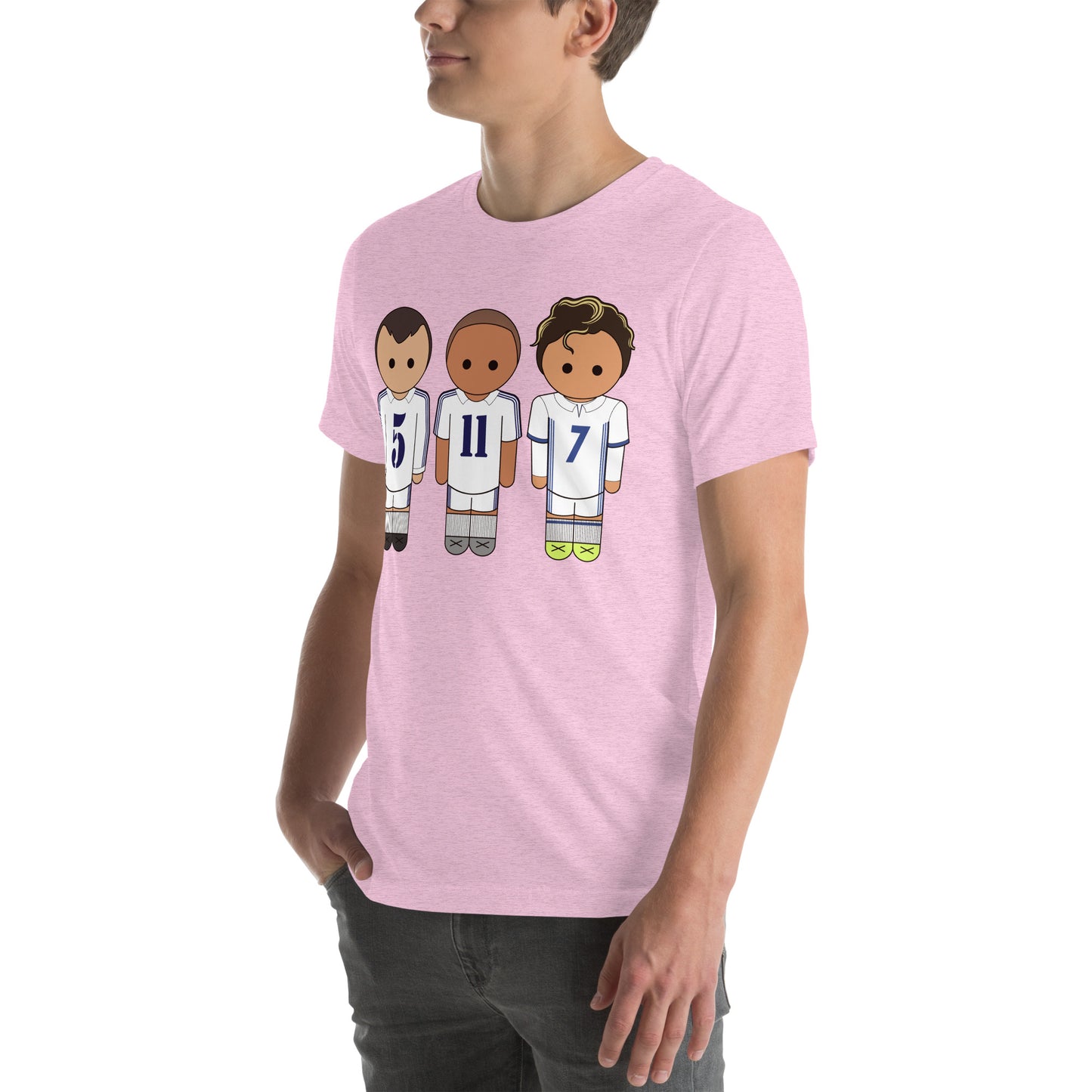 Ronaldo Nazario-Zidane-Cristiano Unisex t-shirt