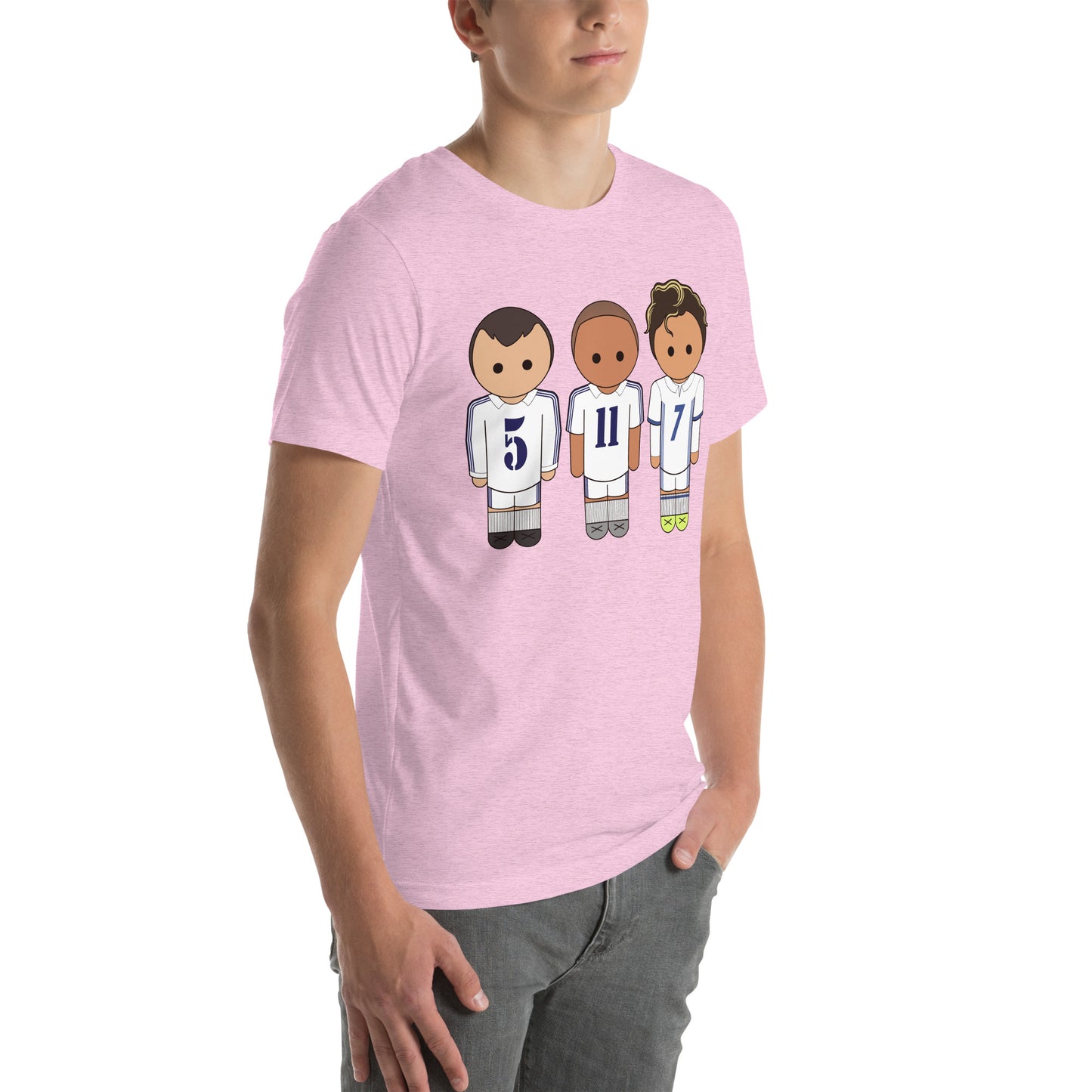 Ronaldo Nazario-Zidane-Cristiano Unisex t-shirt