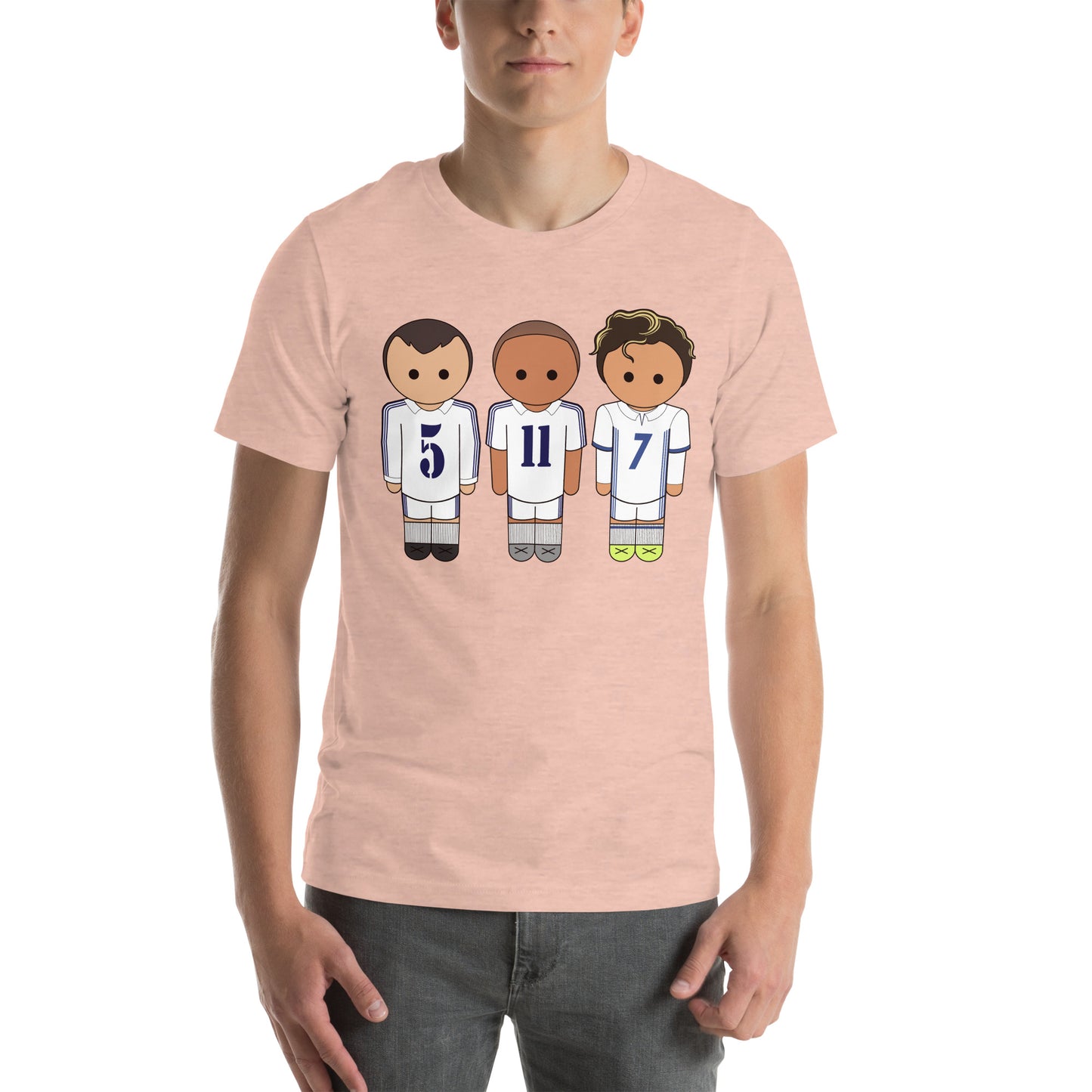 Ronaldo Nazario-Zidane-Cristiano Unisex t-shirt