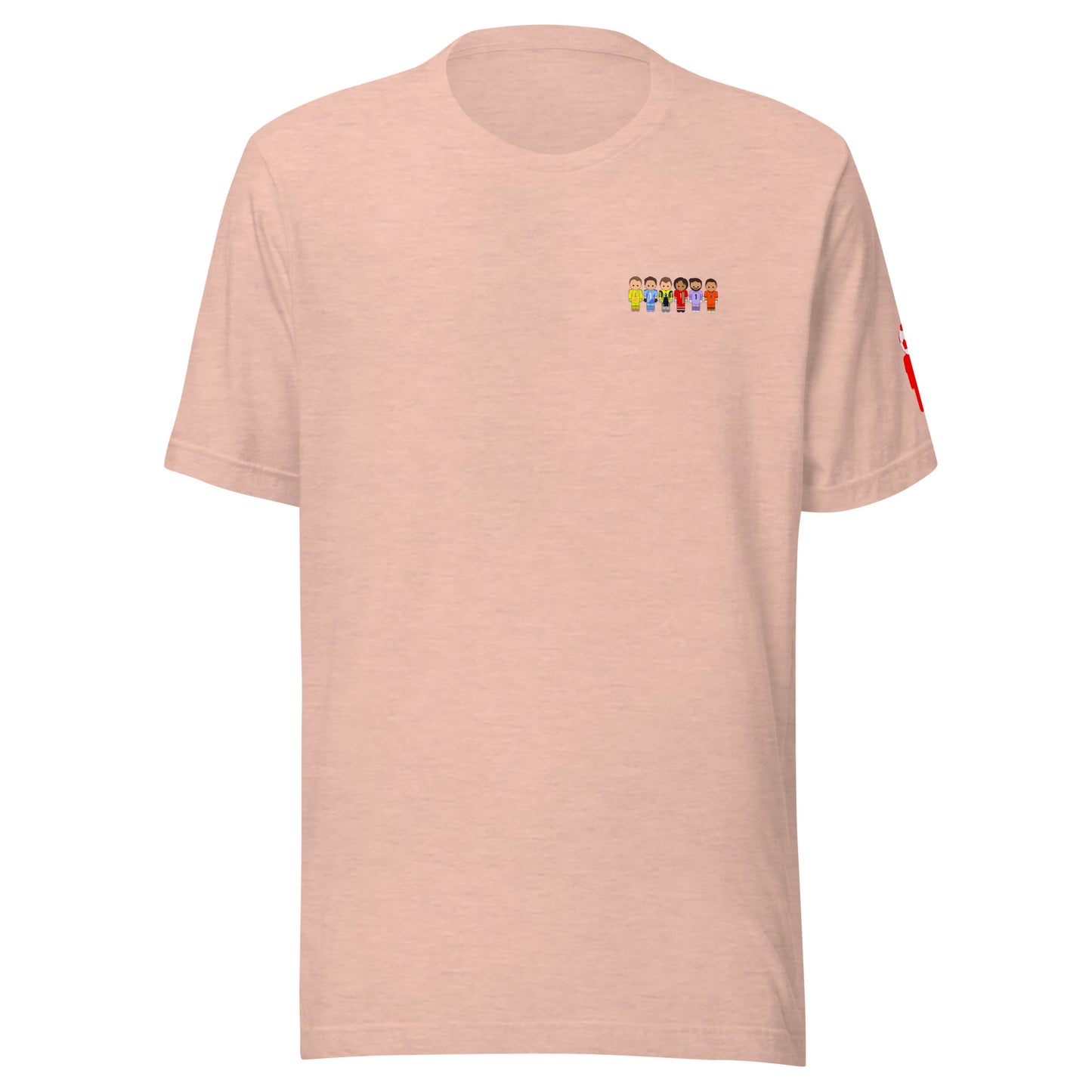 Keepers Lineup Left Chest Unisex t-shirt