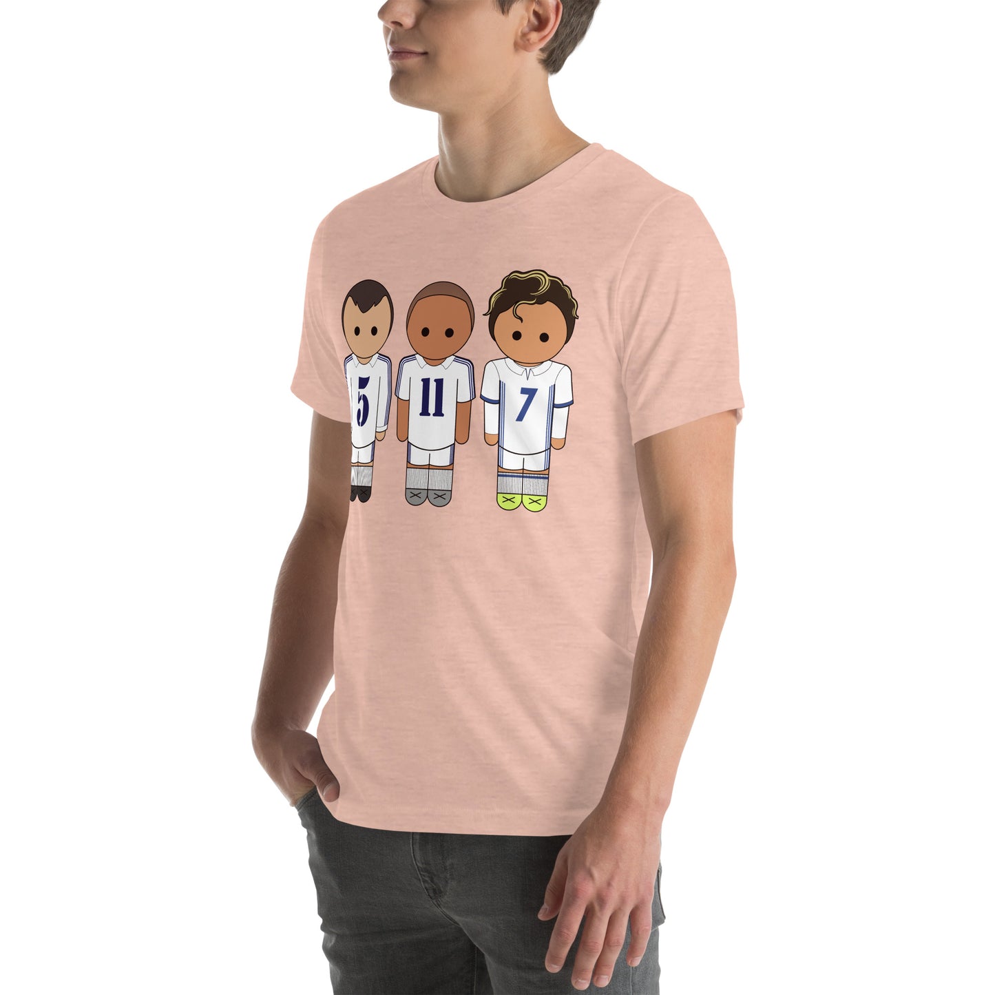 Ronaldo Nazario-Zidane-Cristiano Unisex t-shirt