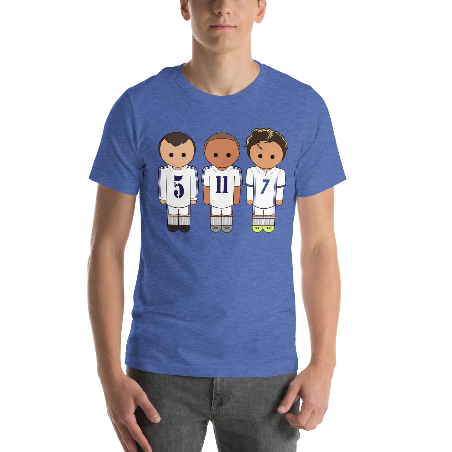 Ronaldo Nazario-Zidane-Cristiano Unisex t-shirt