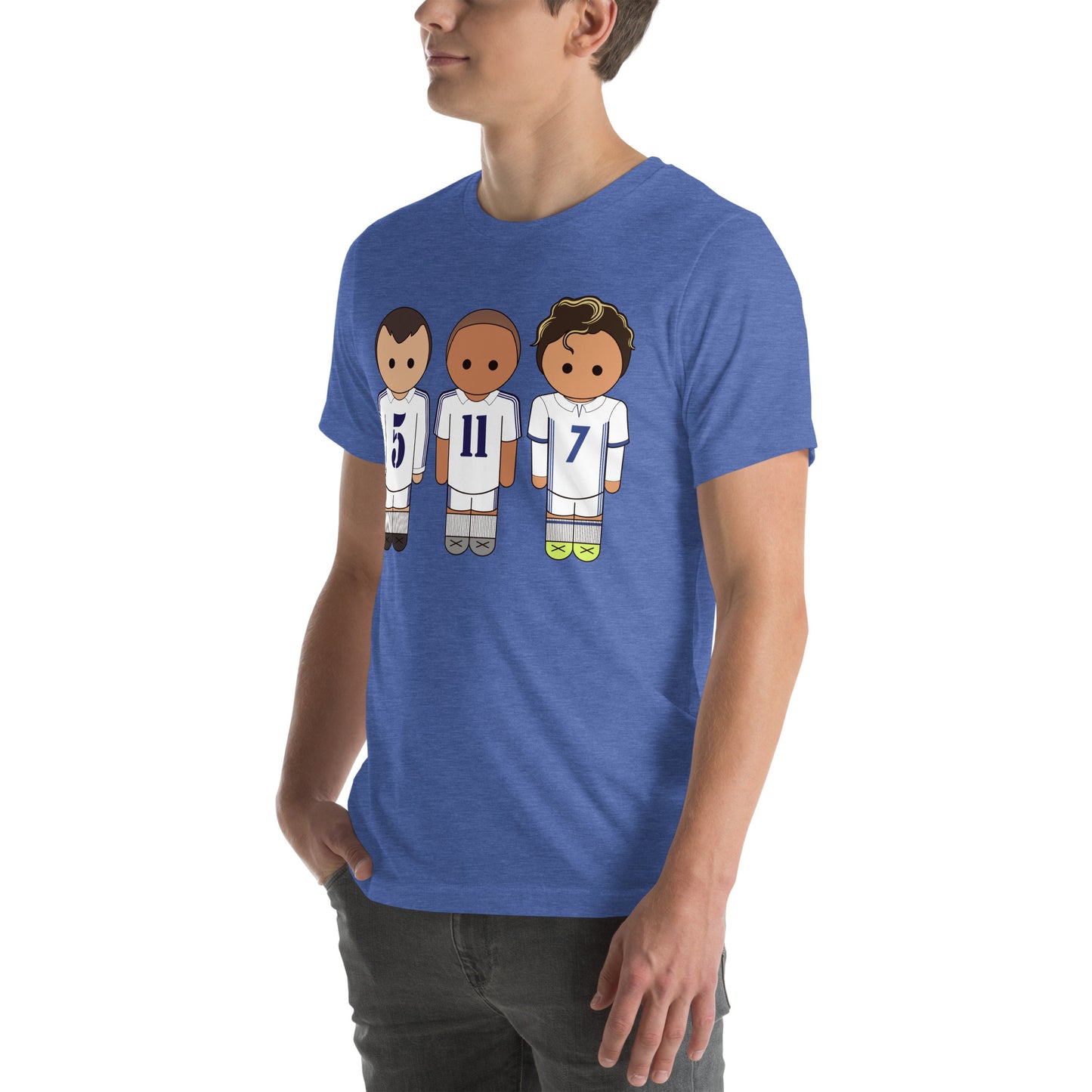 Ronaldo Nazario-Zidane-Cristiano Unisex t-shirt