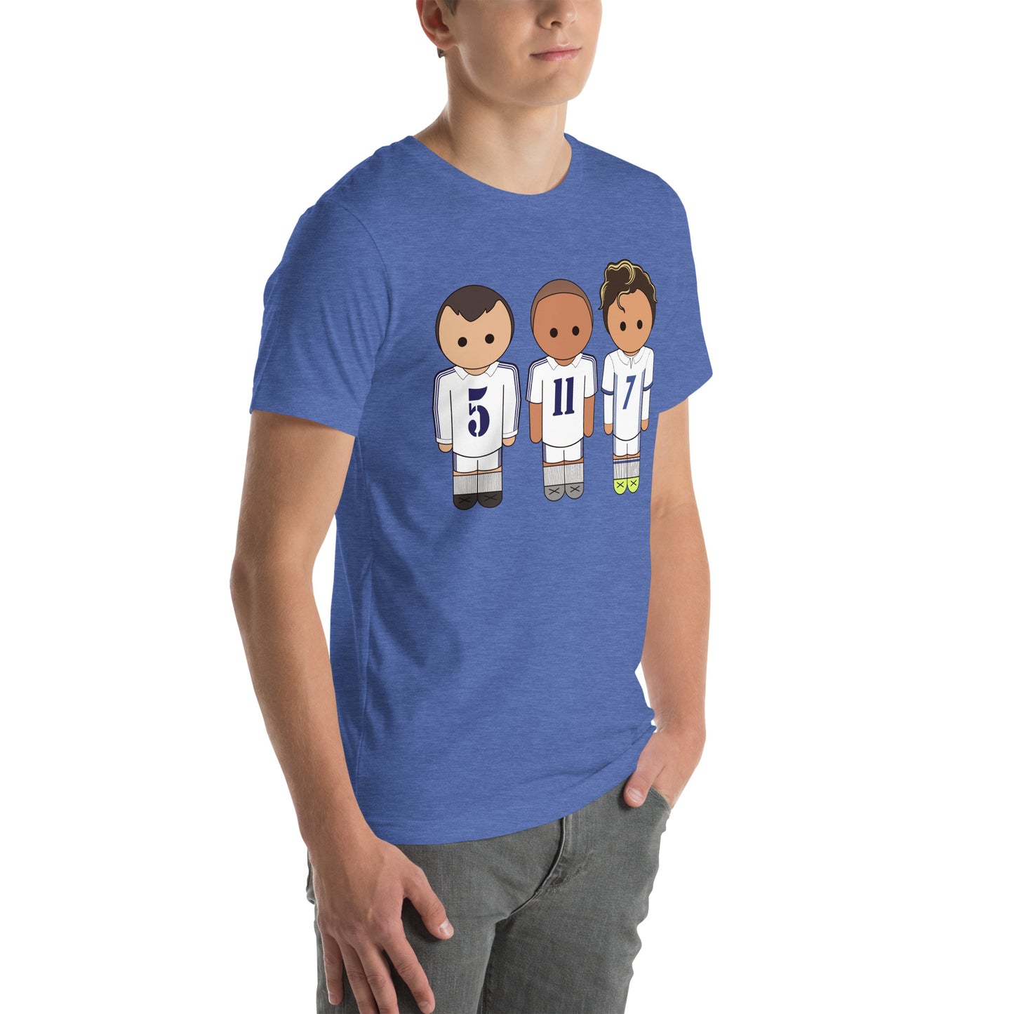 Ronaldo Nazario-Zidane-Cristiano Unisex t-shirt